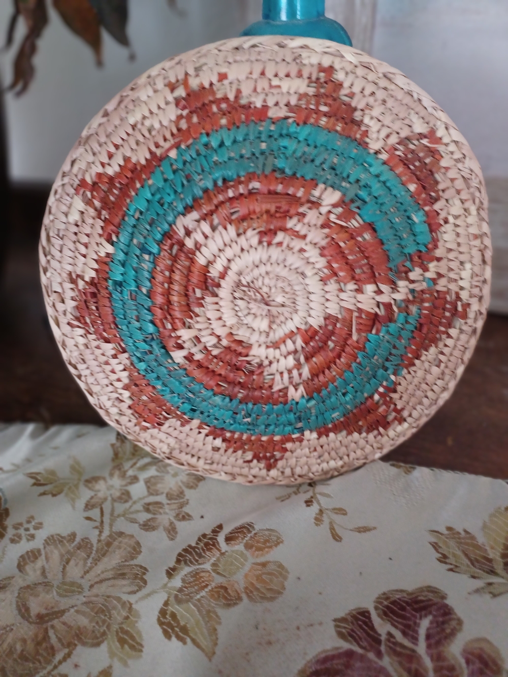 Handwoven Basket Native American Design